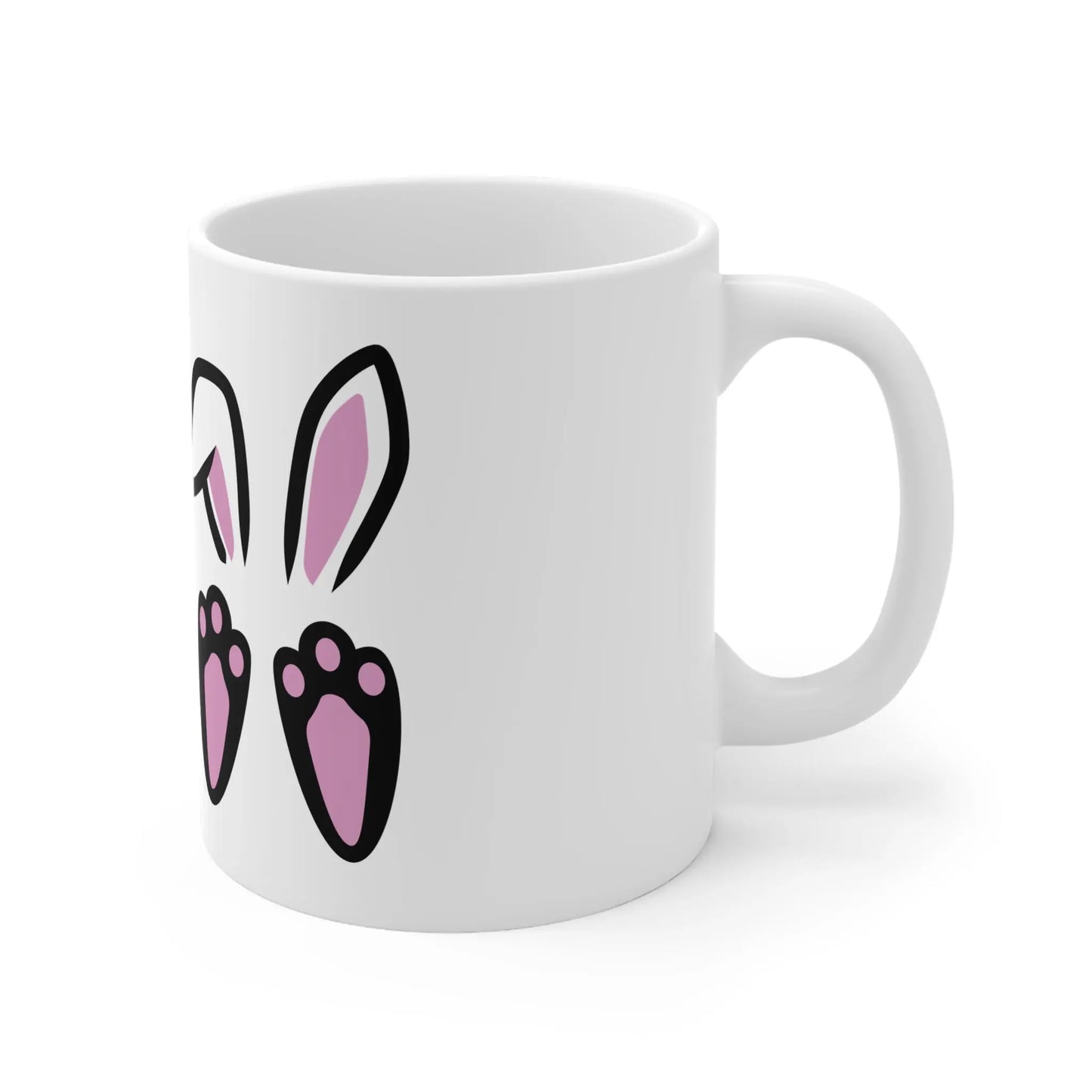 Bunny Mug, Cute Rabbit Lover Gift Cup for Morning Coffee, Easter Bunny Tea Mug, Printify