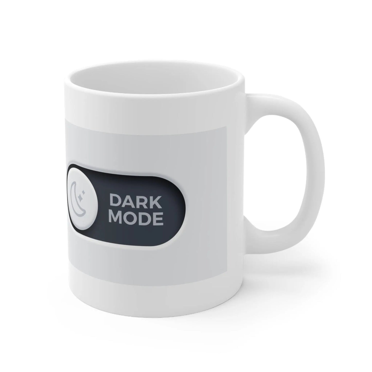 Light Dark White Mug, Color Changing Coffee Cup, 11oz Ceramic Tea Mug, Gift for Printify