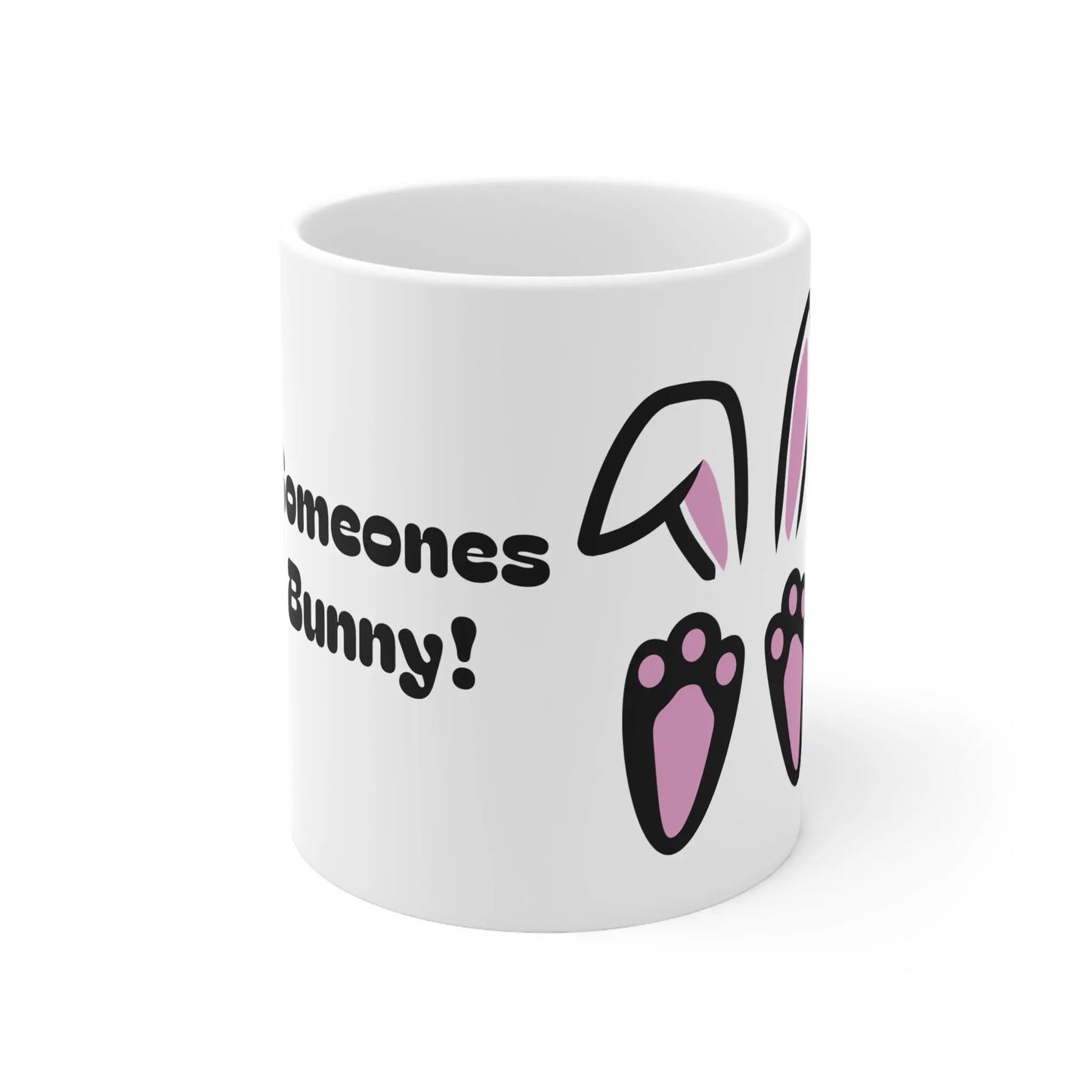 Bunny Mug, Cute Rabbit Lover Gift Cup for Morning Coffee, Easter Bunny Tea Mug, Printify