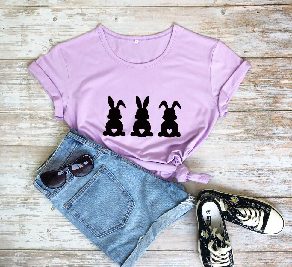 "Hop into Easter with the Cutest Bunny Print Tee!" My Store
