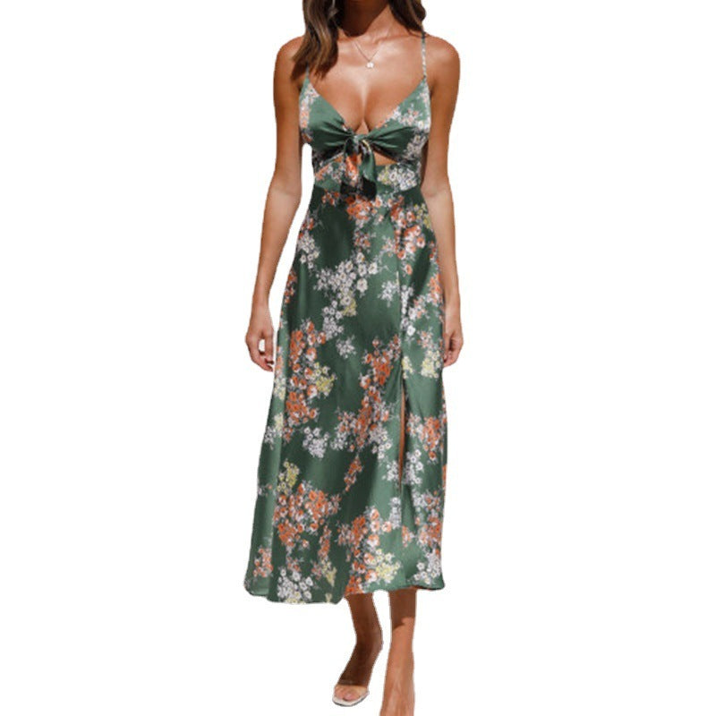 Holiday Chic Sling Midi Dress – Effortless Elegance for Every Occasion