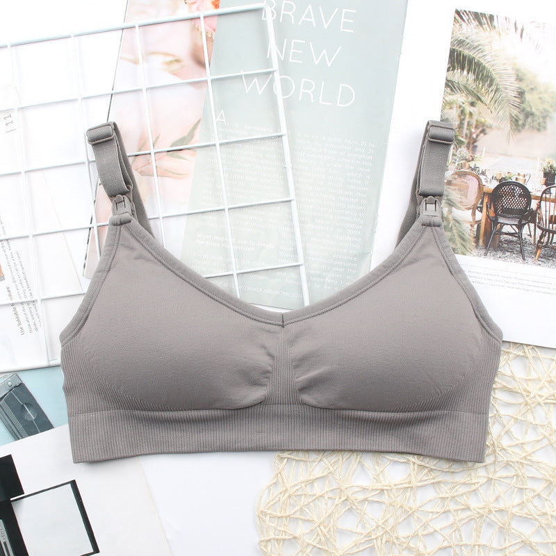 Maternity Underwear Front Buckle Comfort Breastfeeding Bra