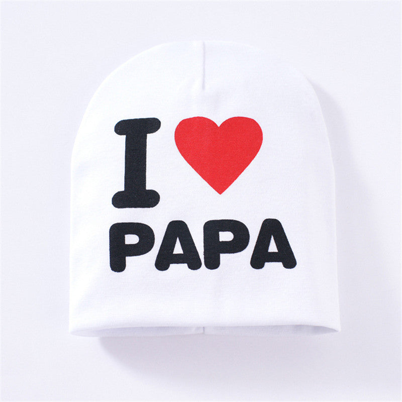 Snuggle Up in Love – I Love Mama / Papa Baby Beanie My Store