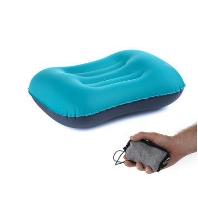 AirEase™ Compact Travel Pillow – Inflates in Seconds, Comforts for Hours