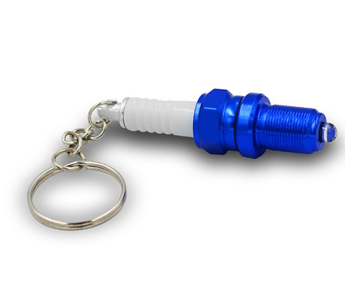 LED light spark plug keychain My Store