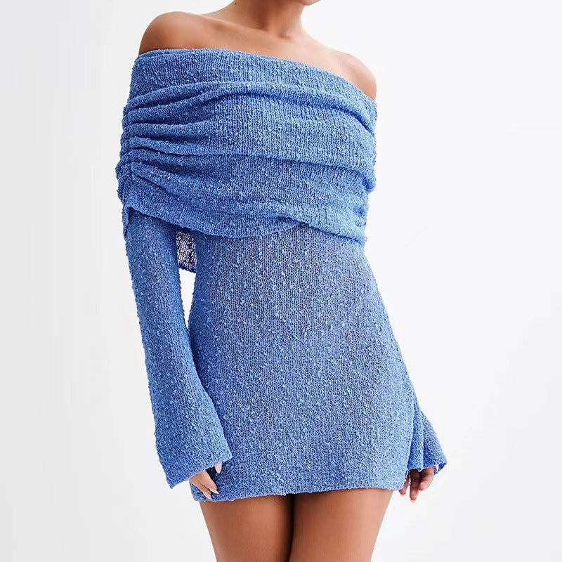 Effortlessly Chic – The Perfect Off-Shoulder Dress for Every Occasion! My Store