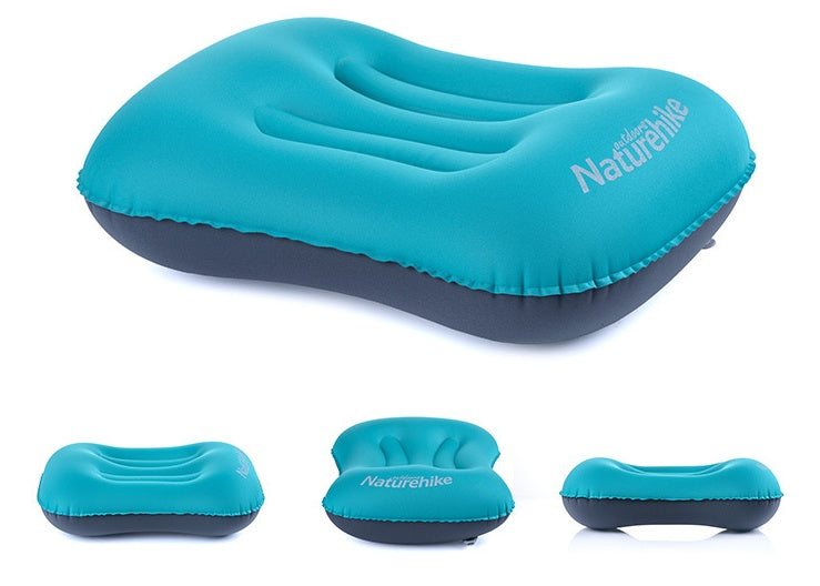 AirEase™ Compact Travel Pillow – Inflates in Seconds, Comforts for Hours