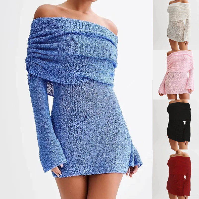 Effortlessly Chic – The Perfect Off-Shoulder Dress for Every Occasion! My Store