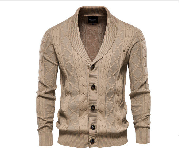 Men's Autumn Winter Sweater Coat