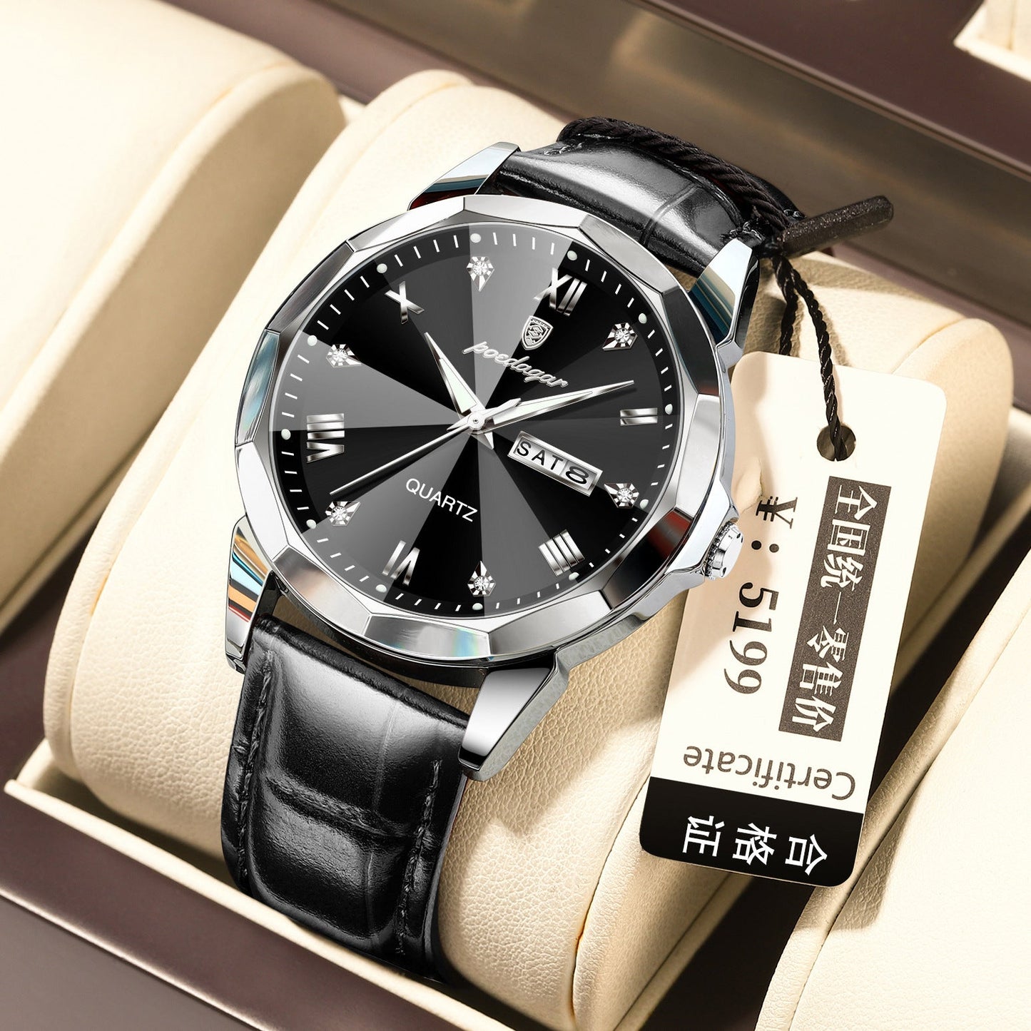 Belt Style Men's Waterproof Luminous Fashion Quartz Watch My Store