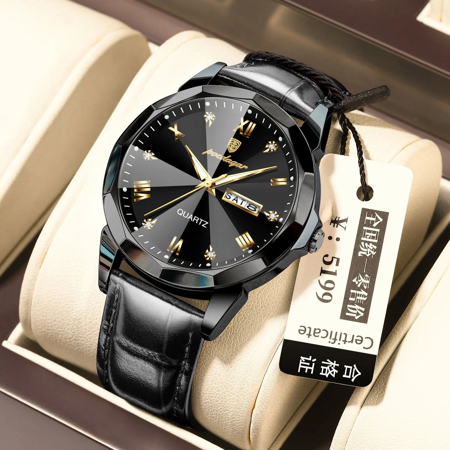 Belt Style Men's Waterproof Luminous Fashion Quartz Watch My Store