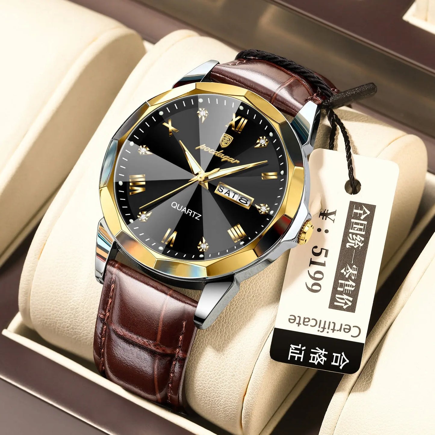 Belt Style Men's Waterproof Luminous Fashion Quartz Watch My Store
