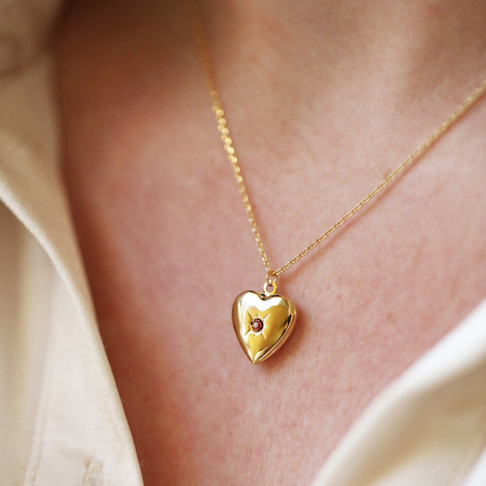 Fashion Love Heart Opening And Closing Album Titanium Steel Necklace My Store