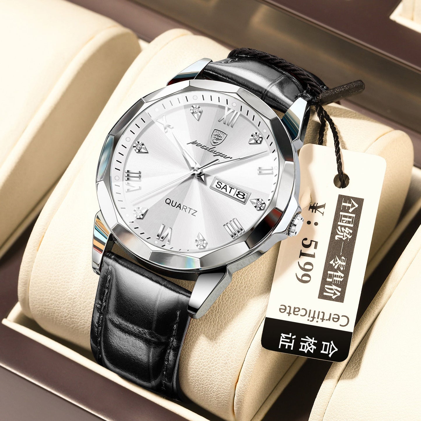 Belt Style Men's Waterproof Luminous Fashion Quartz Watch My Store