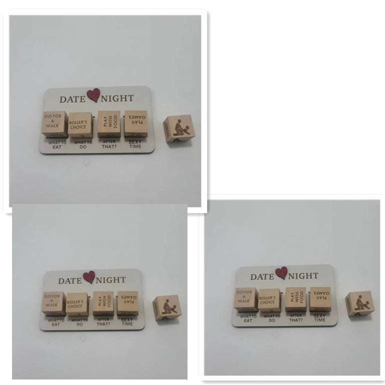Wooden Date Night Dice – Fun & Romantic Game for Couples! My Store