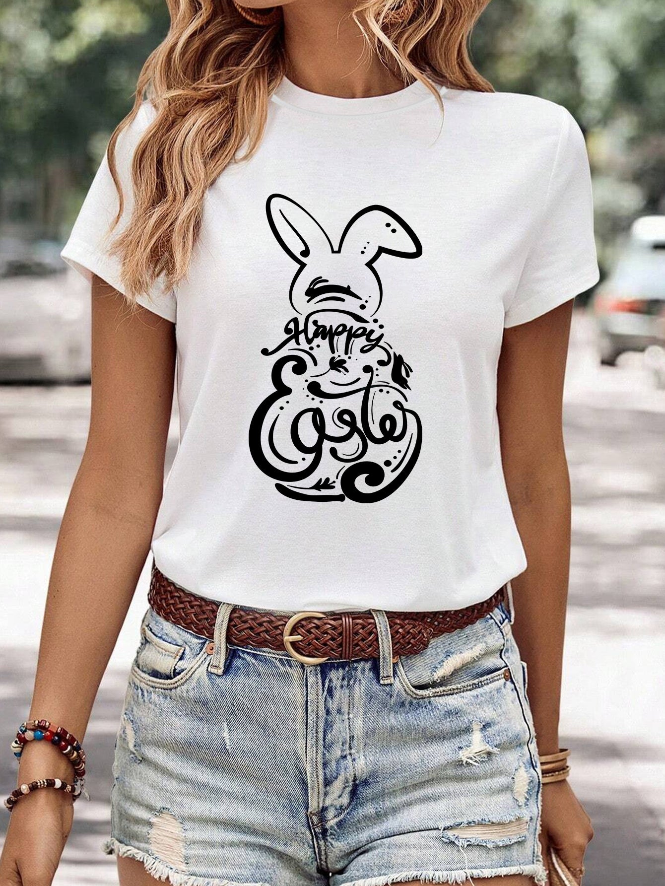 Celebrate Easter in Comfort & Style! With this Women's Short Sleeved Shirt My Store