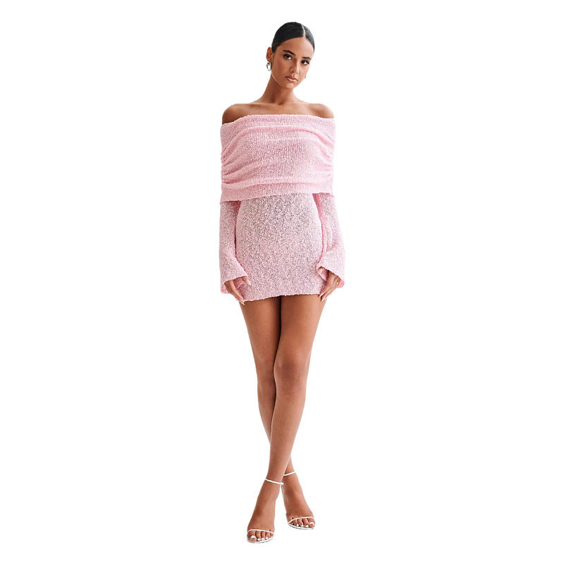 Effortlessly Chic – The Perfect Off-Shoulder Dress for Every Occasion! My Store