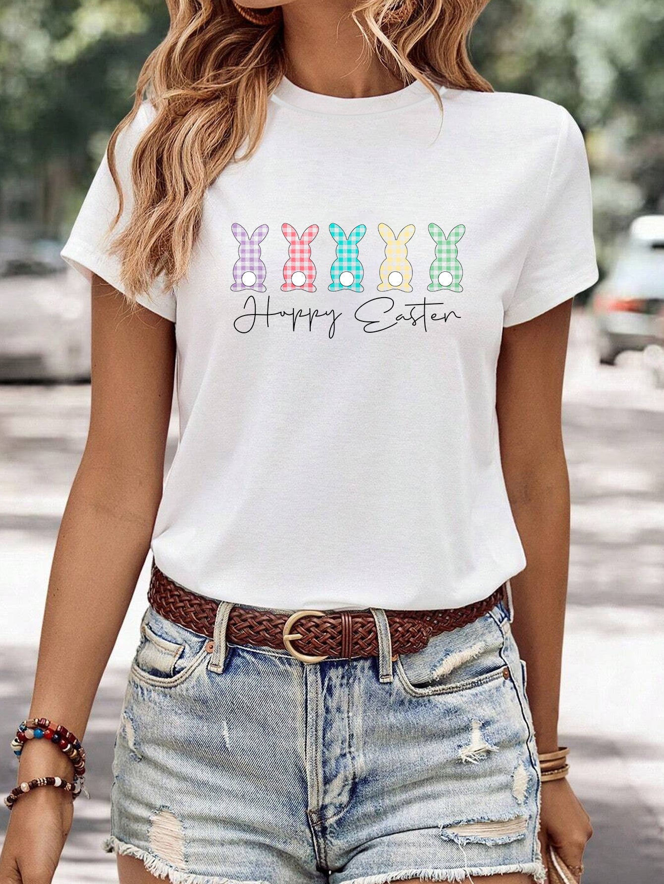 Celebrate Easter in Comfort & Style! With this Women's Short Sleeved Shirt My Store