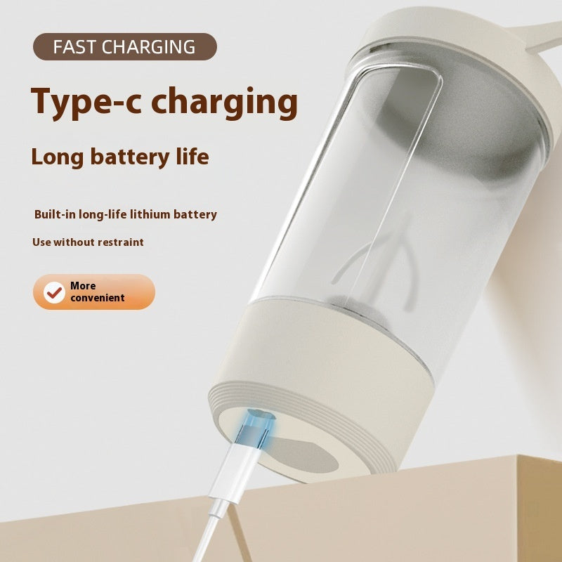 PowerMix™ Electric Shaker Bottle – 400ML USB Rechargeable Protein Blender