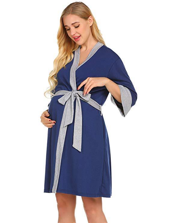 PureNest Cotton Maternity Pajamas