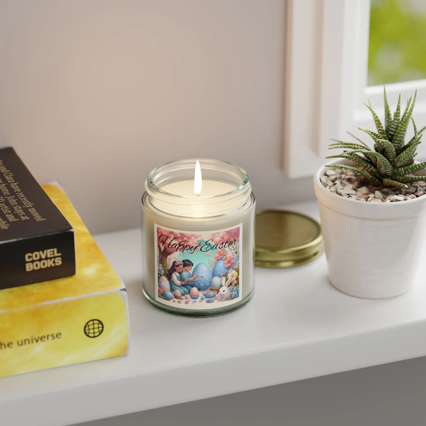 Scented Candles, Coconut Apricot Wax (4oz, 9oz) Printify