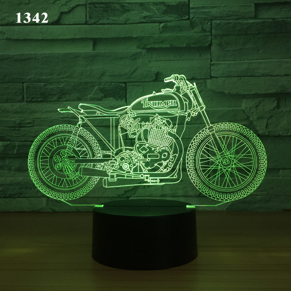 3D Motorcycle LED Lamp