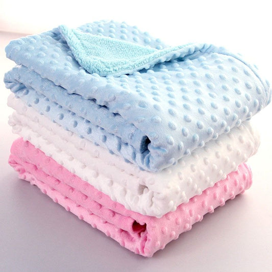 Polar Dot Baby Blanket – Soft Newborn Swaddle Wrap & Envelope Bedding for Cozy Comfort