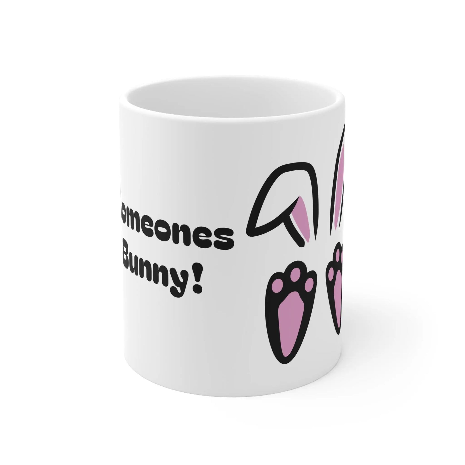 Bunny Mug, Cute Rabbit Lover Gift Cup for Morning Coffee, Easter Bunny Tea Mug, Printify