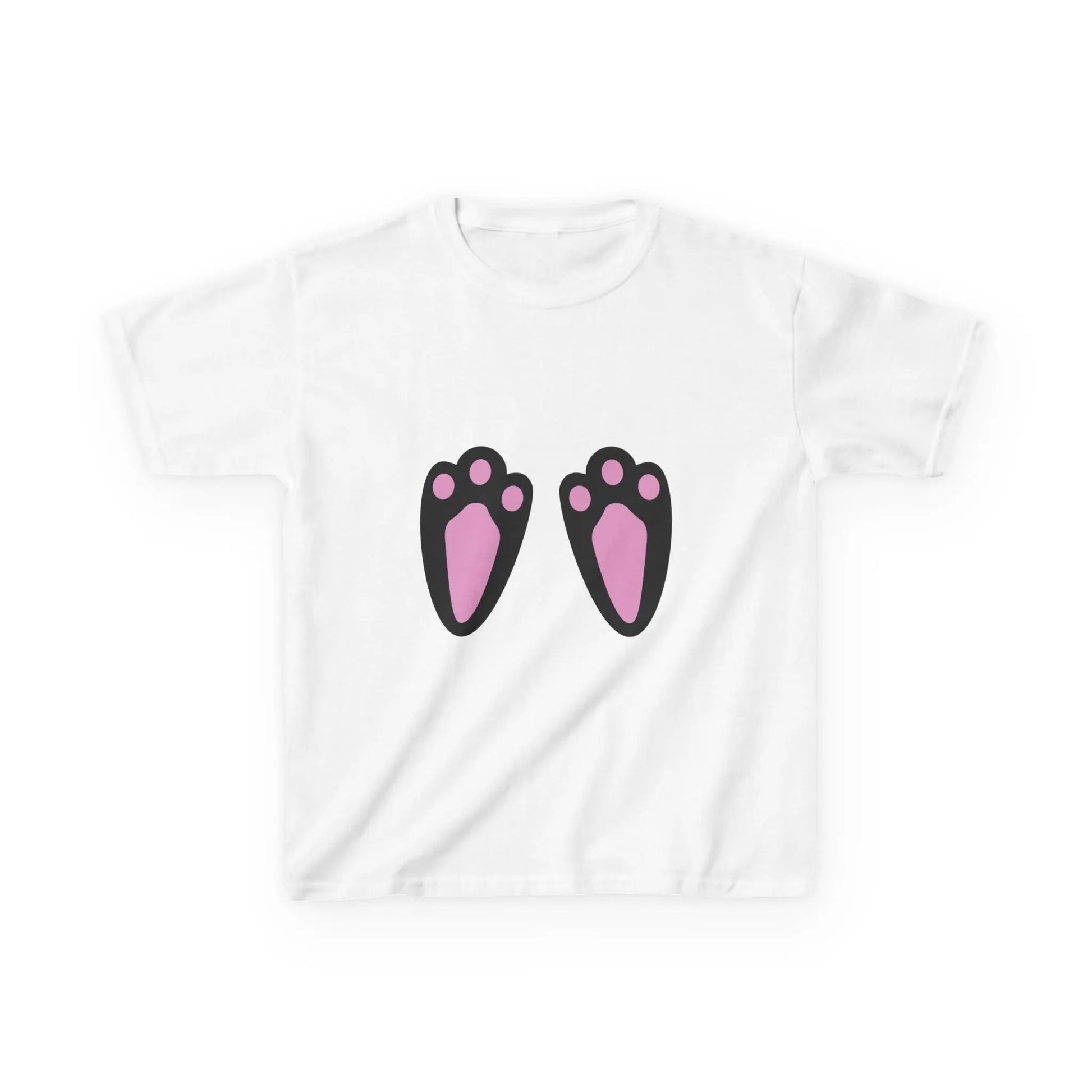 Easter Bunny Feet Kids Heavy Cotton Tee Printify
