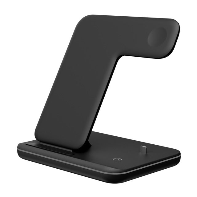 3-in-1 Wireless Charger Stand – Compatible with Phones, Watches & Earphones