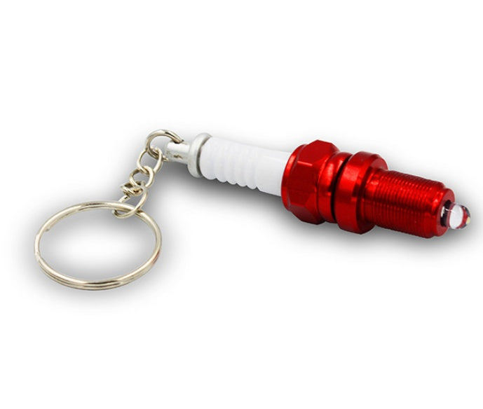 LED light spark plug keychain My Store