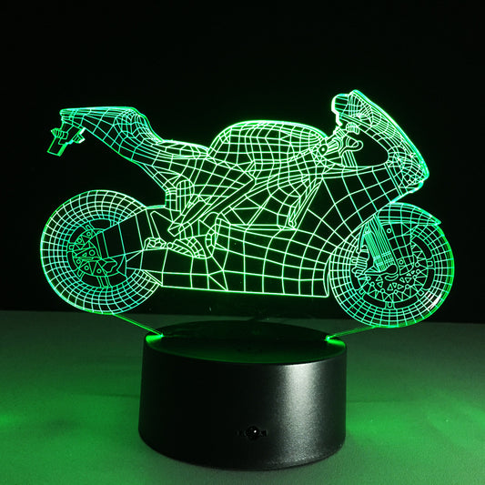 3D Motorcycle LED Lamp