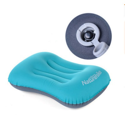 AirEase™ Compact Travel Pillow – Inflates in Seconds, Comforts for Hours