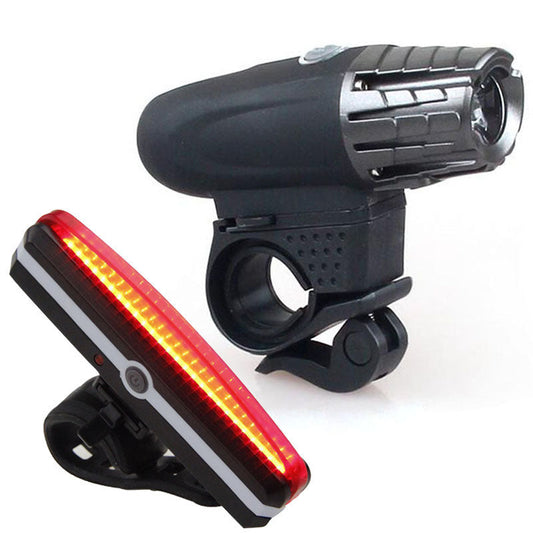 USB Rechargeable Headlight & Taillight Set – Bright, Durable, and Weather-Resistant for Safe Cycling My Store