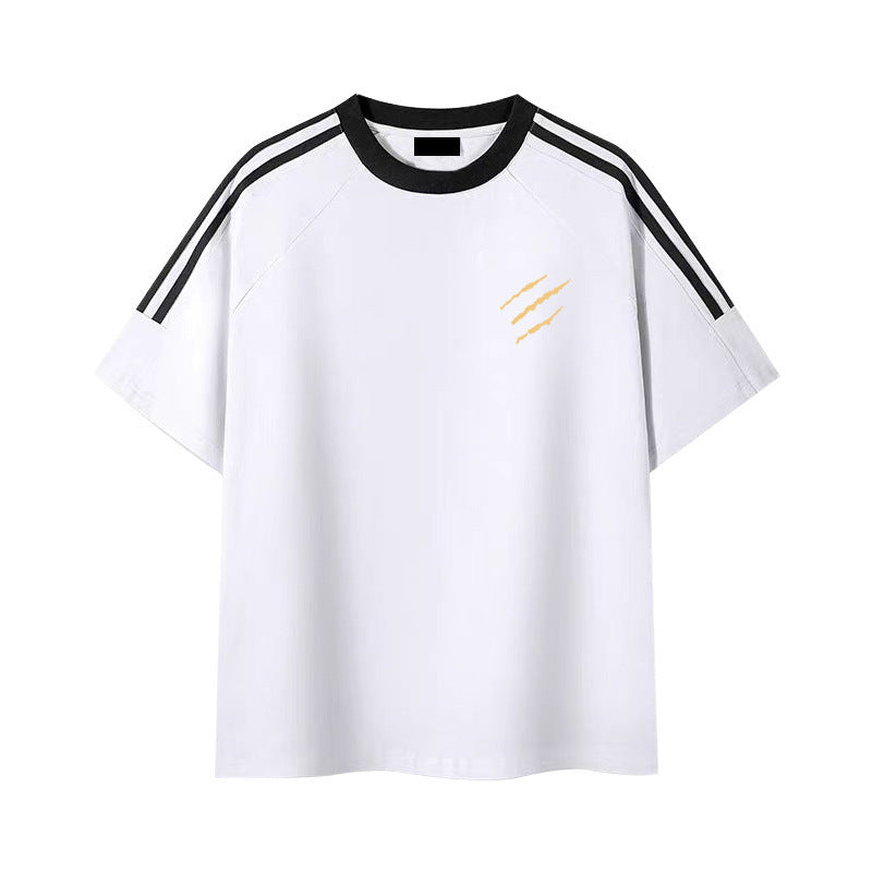Heavy Cotton Men's And Women's Loose Short Sleeve