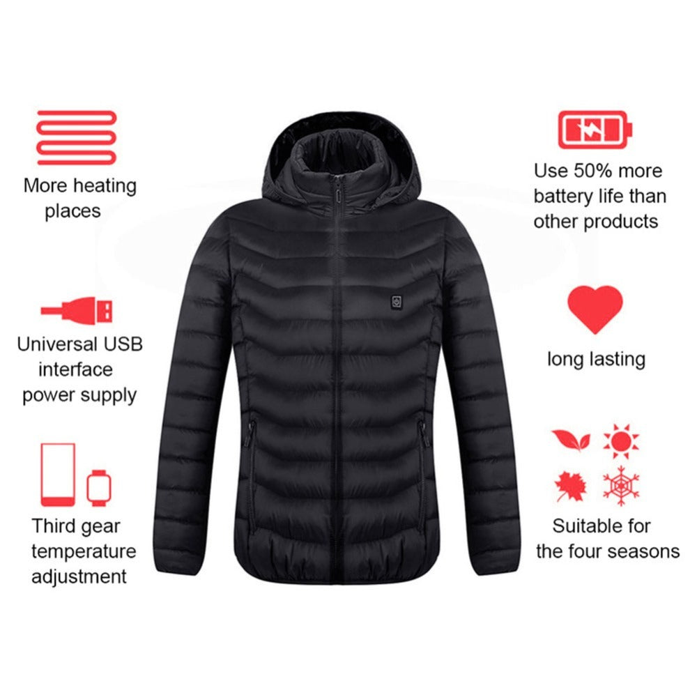 New Heated Jacket Coat USB Electric Jacket My Store