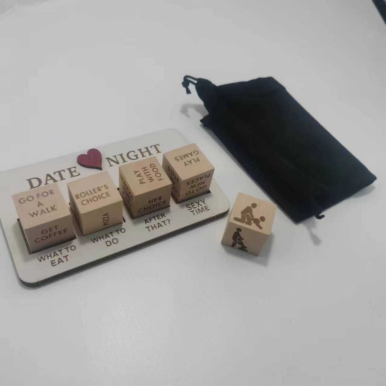 Wooden Date Night Dice – Fun & Romantic Game for Couples! My Store