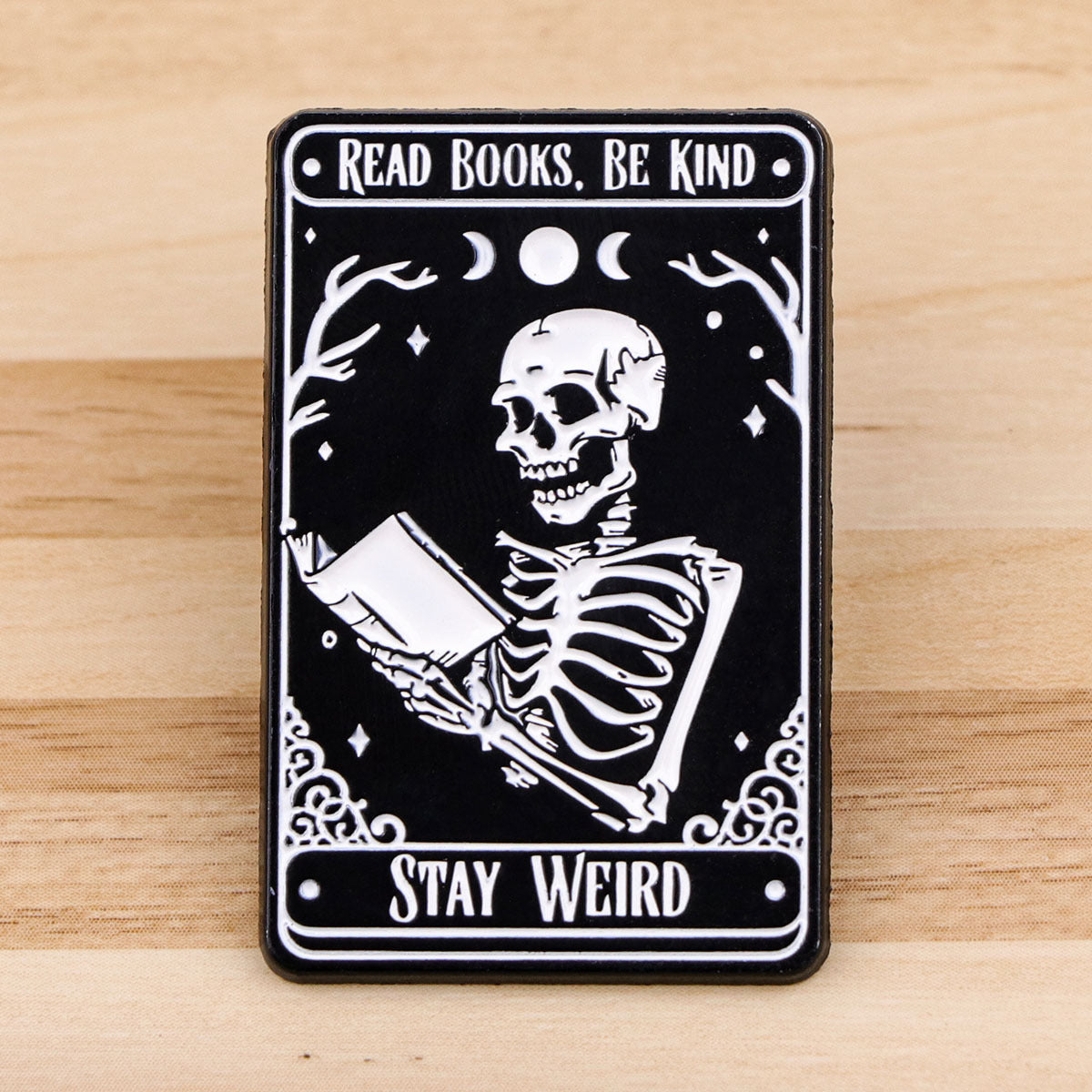Skull Nerd Brooch Cartoon Badge Creative My Store