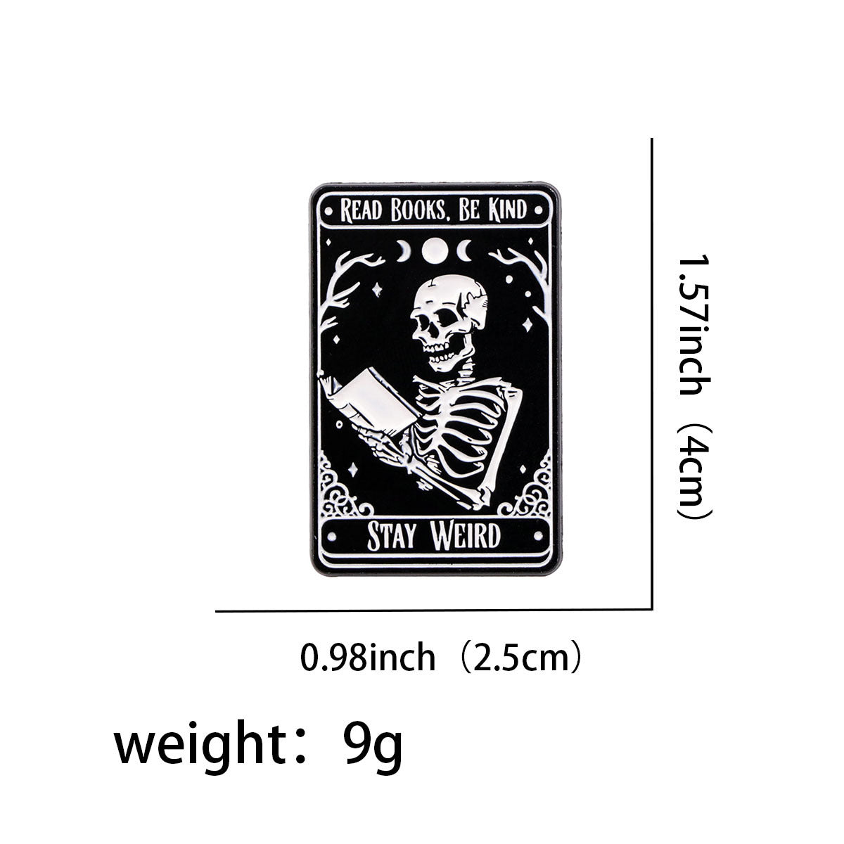 Skull Nerd Brooch Cartoon Badge Creative My Store