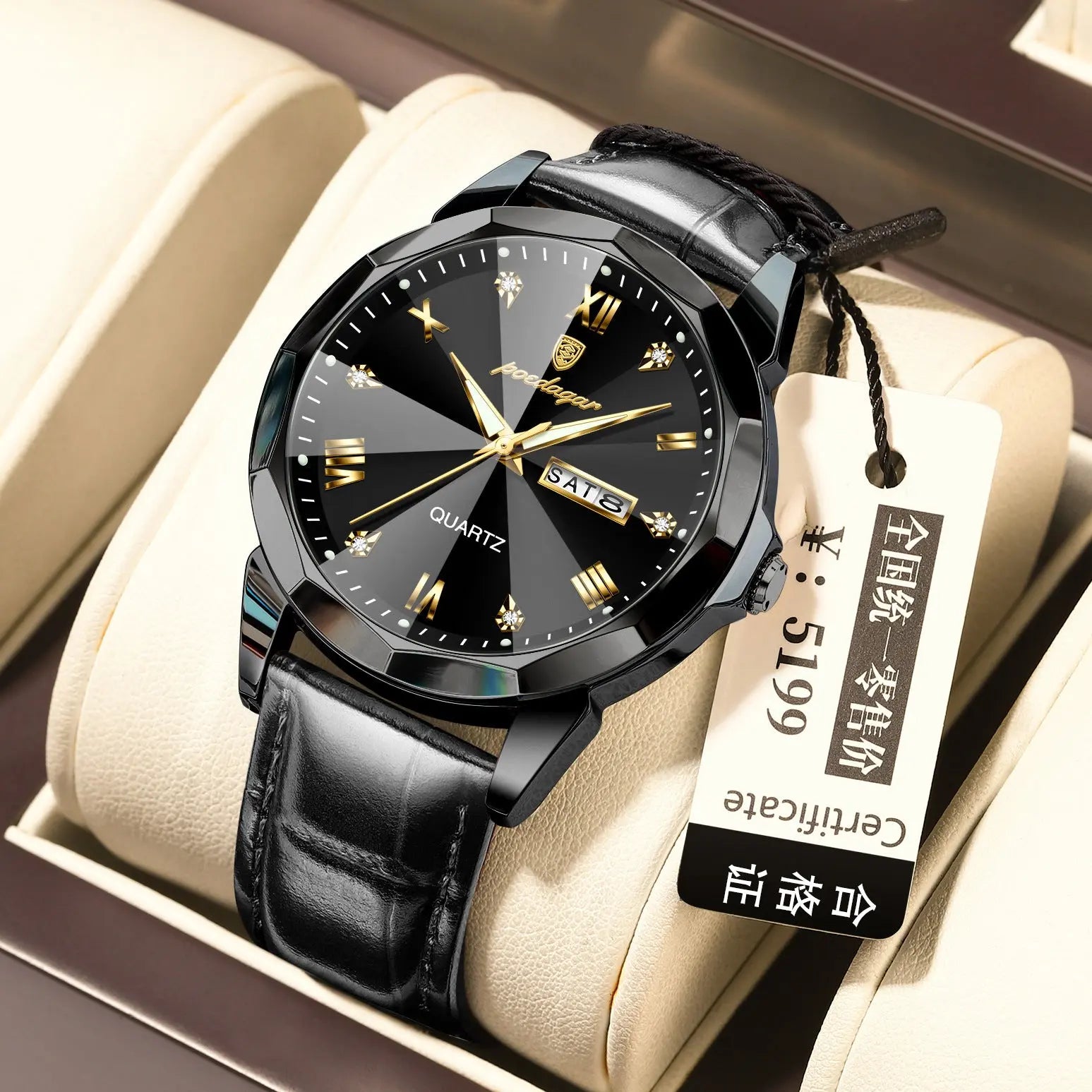 Belt Style Men's Waterproof Luminous Fashion Quartz Watch My Store
