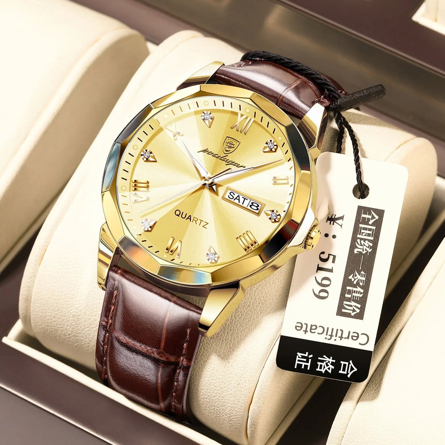 Belt Style Men's Waterproof Luminous Fashion Quartz Watch My Store