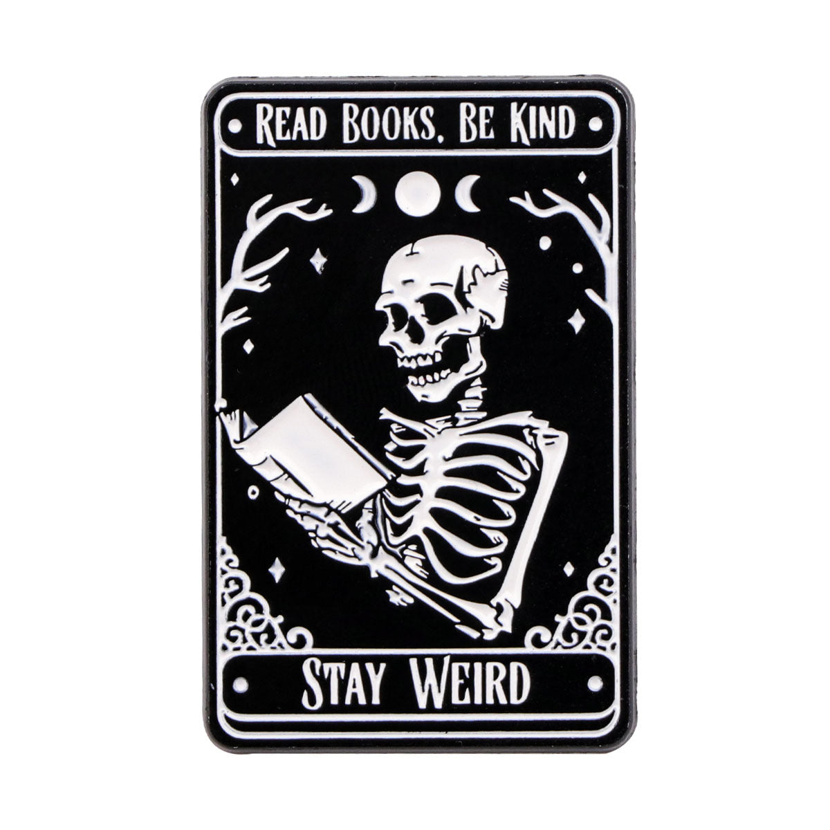 Skull Nerd Brooch Cartoon Badge Creative My Store