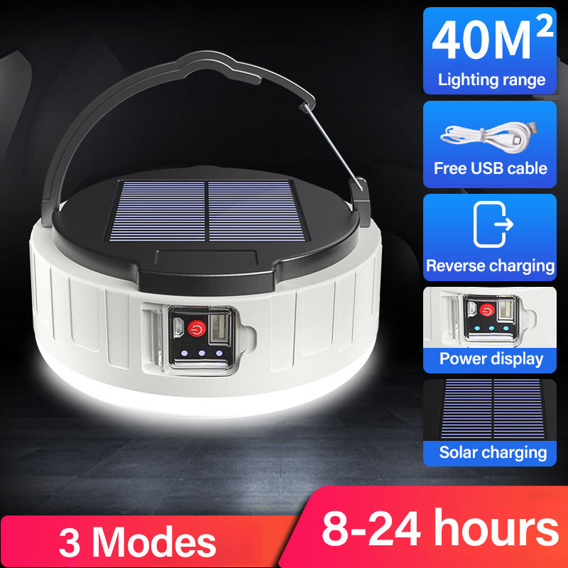 PowerGlow™ Solar LED Emergency Light – Portable, Rechargeable & Remote-Controlled